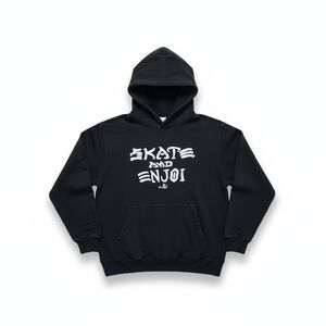 Enjoi "Skate and Enjoy" Black Graphic Hoodie Men’s Small